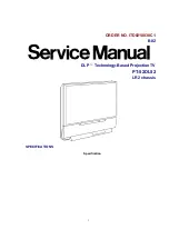 Panasonic PT-52DL52 Service Manual предпросмотр