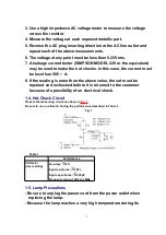 Предварительный просмотр 5 страницы Panasonic PT-52DL52 Service Manual