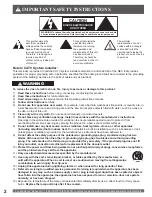 Preview for 2 page of Panasonic PT-52LCX35-B Operating Operating Instructions Manual