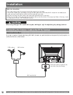 Preview for 12 page of Panasonic PT-52LCX35-B Operating Operating Instructions Manual