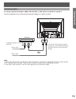 Preview for 13 page of Panasonic PT-52LCX35-B Operating Operating Instructions Manual