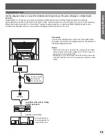 Preview for 19 page of Panasonic PT-52LCX35-B Operating Operating Instructions Manual