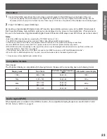 Preview for 23 page of Panasonic PT-52LCX35-B Operating Operating Instructions Manual