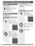 Preview for 34 page of Panasonic PT-52LCX35-B Operating Operating Instructions Manual