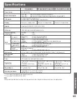 Preview for 69 page of Panasonic PT-52LCX35-B Operating Operating Instructions Manual