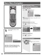 Предварительный просмотр 26 страницы Panasonic PT 52LCX66 Operating Instructions Manual