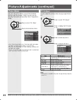 Предварительный просмотр 40 страницы Panasonic PT-56DLX25 Operating Instructions Manual