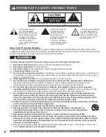 Preview for 2 page of Panasonic PT 56DLX76 Operating Instructions Manual