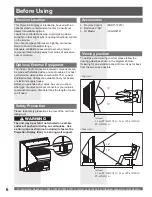 Preview for 6 page of Panasonic PT 56DLX76 Operating Instructions Manual