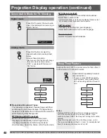 Preview for 40 page of Panasonic PT 56DLX76 Operating Instructions Manual