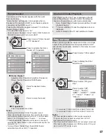 Preview for 57 page of Panasonic PT-56LCX66 Operating Instructions Manual