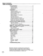 Preview for 4 page of Panasonic PT-56SX30 Operating Manual