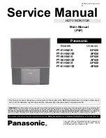 Предварительный просмотр 63 страницы Panasonic PT- 56WX51CE Service Manual