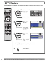 Предварительный просмотр 74 страницы Panasonic PT-60LCX64-B Operating Instructions Manual