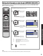 Предварительный просмотр 75 страницы Panasonic PT-60LCX64-B Operating Instructions Manual