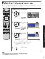 Предварительный просмотр 77 страницы Panasonic PT-60LCX64-B Operating Instructions Manual