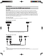 Preview for 24 page of Panasonic PT-60LCX64-K Operating Instructions Manual