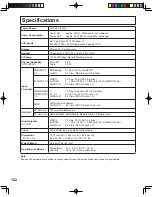 Preview for 102 page of Panasonic PT-60LCX64-K Operating Instructions Manual