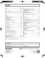 Preview for 224 page of Panasonic PT-60LCX64-K Operating Instructions Manual