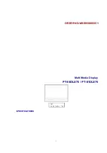Panasonic PT-61DLX75 Manual preview