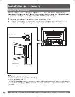 Preview for 14 page of Panasonic PT-61DLX75 Operating Instructions Manual