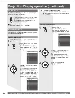 Preview for 34 page of Panasonic PT-61DLX75 Operating Instructions Manual