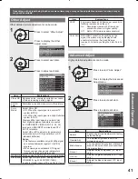 Preview for 41 page of Panasonic PT-61DLX75 Operating Instructions Manual