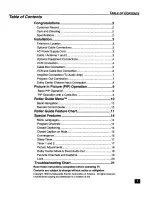 Предварительный просмотр 3 страницы Panasonic PT-61SX60 Operating Instructions Manual