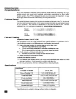 Предварительный просмотр 4 страницы Panasonic PT-61SX60 Operating Instructions Manual