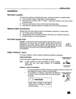 Предварительный просмотр 5 страницы Panasonic PT-61SX60 Operating Instructions Manual