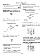 Preview for 20 page of Panasonic PT-61XF60 Operating Instructions Manual