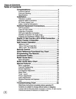 Preview for 4 page of Panasonic PT-65WX50 Operating Instructions Manual