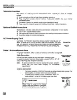 Preview for 6 page of Panasonic PT-65WX50 Operating Instructions Manual