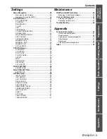 Preview for 5 page of Panasonic PT-AE2000 Operating Instructions Manual