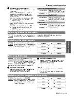 Preview for 25 page of Panasonic PT-AE2000 Operating Instructions Manual