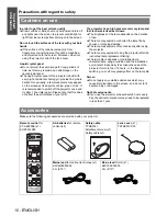 Preview for 10 page of Panasonic PT-AE2000E Operating Instructions Manual