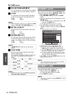 Preview for 34 page of Panasonic PT-AE2000E Operating Instructions Manual