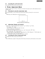 Preview for 9 page of Panasonic PT-AE2000E Service Manual