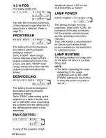 Предварительный просмотр 40 страницы Panasonic PT-AE200E Operating Instructions Manual