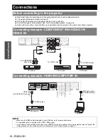 Предварительный просмотр 18 страницы Panasonic PT-AE3000E Operating Instructions Manual