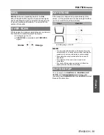 Предварительный просмотр 39 страницы Panasonic PT-AE3000E Operating Instructions Manual