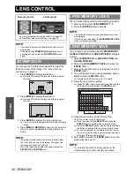 Предварительный просмотр 40 страницы Panasonic PT-AE3000E Operating Instructions Manual