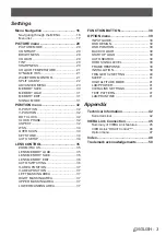 Preview for 3 page of Panasonic PT-AE4000 Functional Instructions