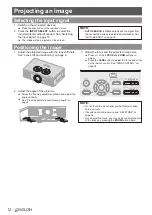 Preview for 12 page of Panasonic PT-AE4000 Functional Instructions