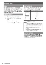 Предварительный просмотр 34 страницы Panasonic PT-AE4000 Functional Instructions