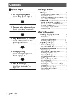 Preview for 2 page of Panasonic PT-AE4000E Functional Instructions