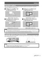 Preview for 5 page of Panasonic PT-AE4000E Functional Instructions