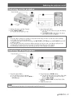 Preview for 11 page of Panasonic PT-AE4000E Functional Instructions