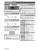 Preview for 32 page of Panasonic PT-AE4000E Functional Instructions