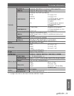 Предварительный просмотр 33 страницы Panasonic PT-AE4000E Operating Instructions Manual